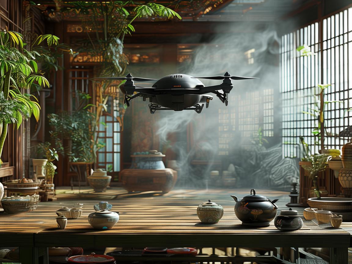 茶馆中的智慧，无人机如何为茶文化传承插上科技之翼？