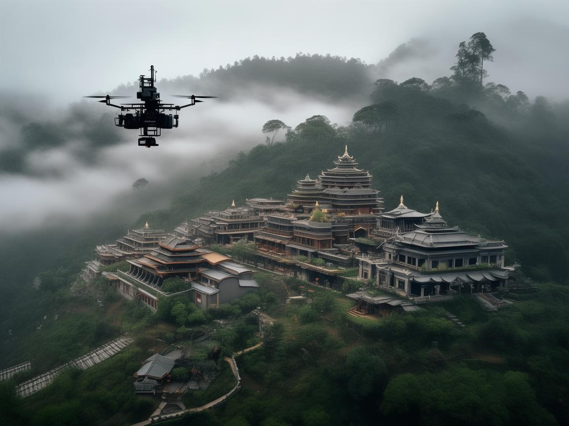 尼姑在无人机工业应用中的特殊角色，如何确保宗教场所的航拍安全？