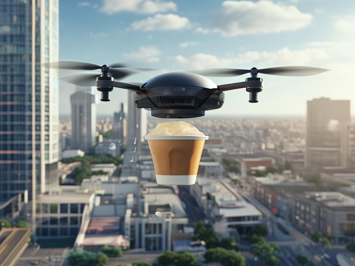 无人机配送奶茶,如何在城市高空安全高效地实现空中奶茶站?