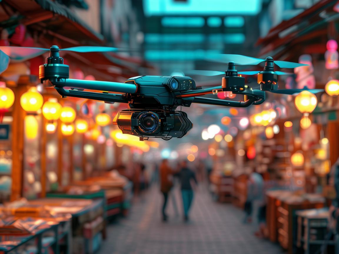 夜市摊位,无人机如何提升其运营效率与安全?