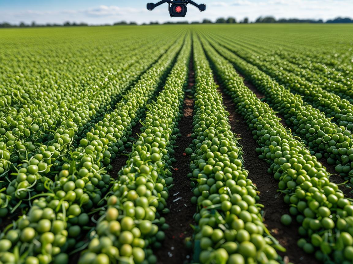 无人机在农业监测中的豌豆之问,精准种植的挑战与机遇