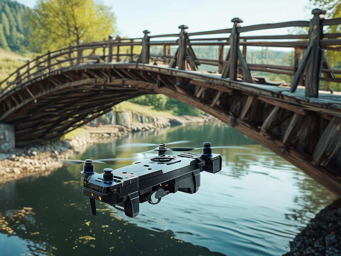 浮桥桥头，无人机如何精准定位与避障？