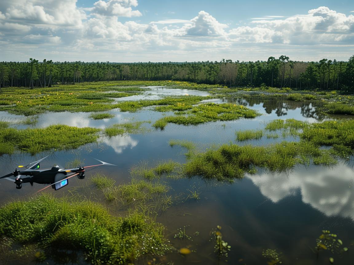 如何利用无人机技术高效监测湿地生态变化?