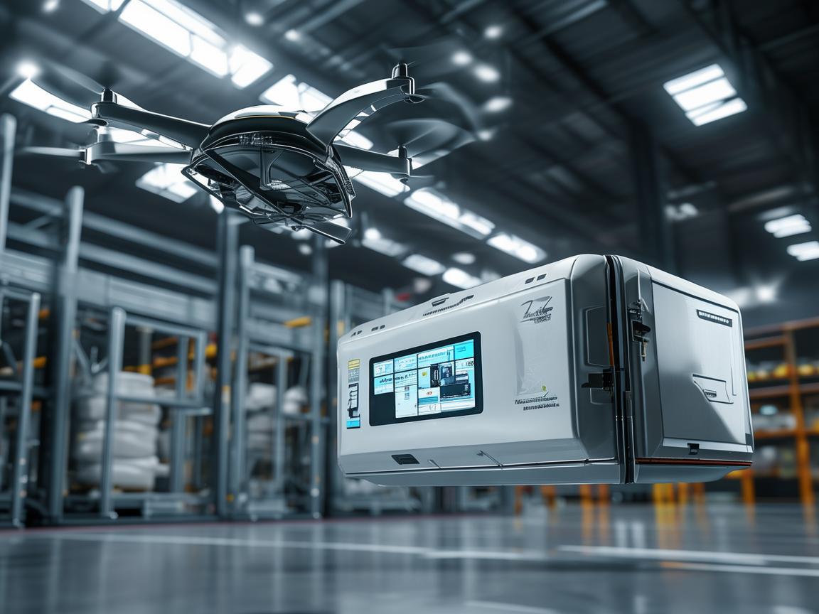 无人机在工业物流中的创新应用,洗衣袋的智能悬挂与运输方案