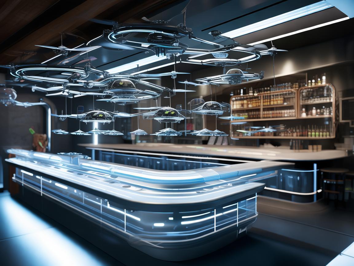 吧台上的新视界,无人机技术如何重塑餐饮服务? 吧台上的新视界,无人机技术如何重塑餐饮服务?