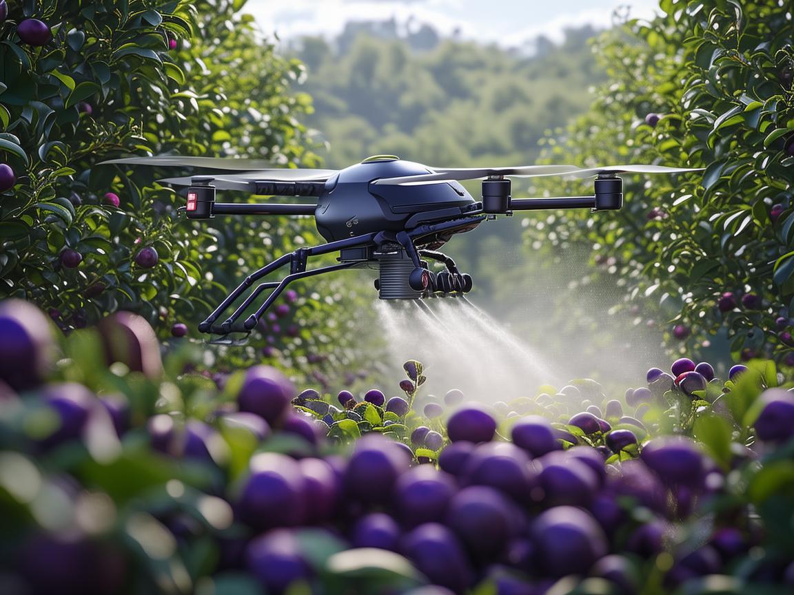 无人机在桑葚种植中的精准喷洒挑战,如何实现高效且不伤果?