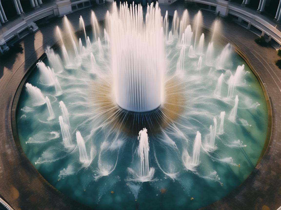 广场喷泉,无人机视角下的水舞艺术如何精准控制? 广场喷泉,无人机视角下的水舞艺术如何精准控制?