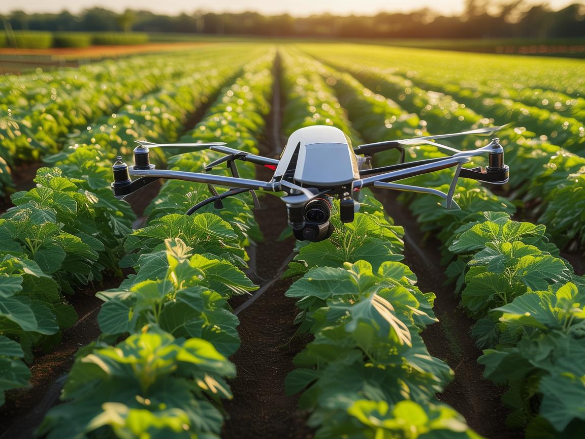 无人机助力黄瓜工业种植新变革