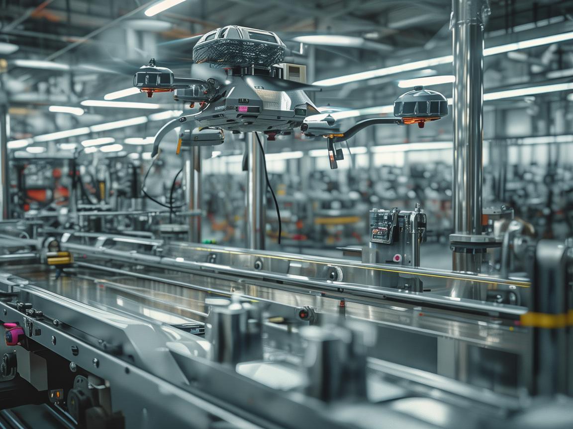 无人机在剃须刀生产线上的精准定位挑战