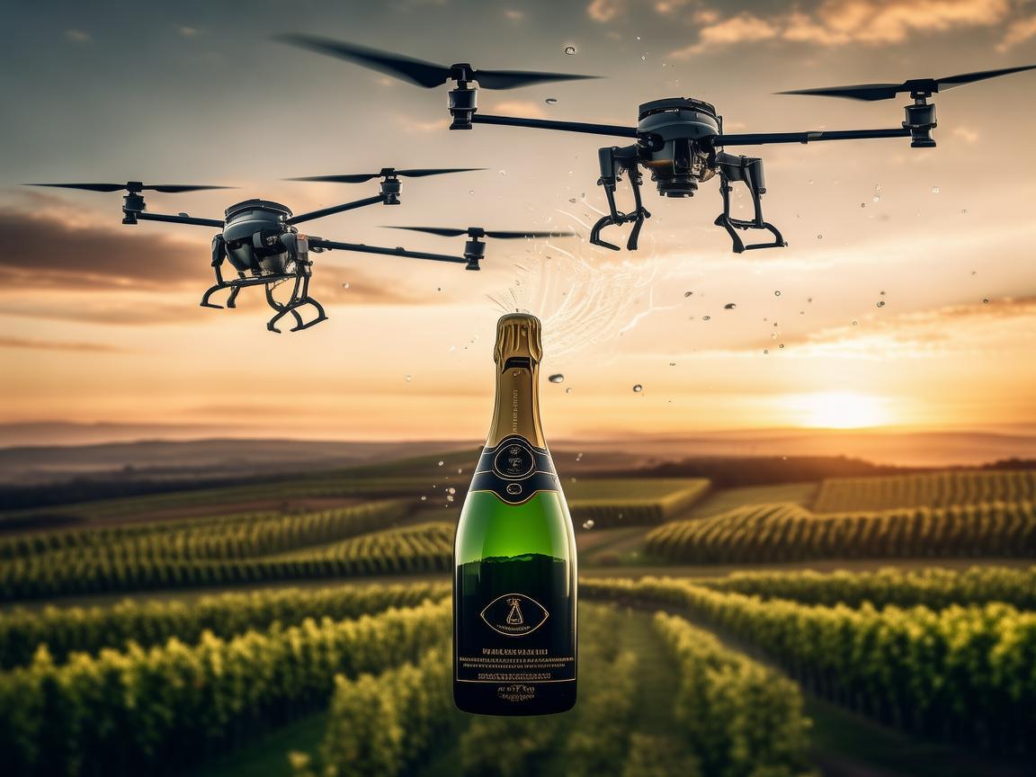 香槟时刻的空中庆典,无人机在香槟酒庄的安全监控中如何精准定位?