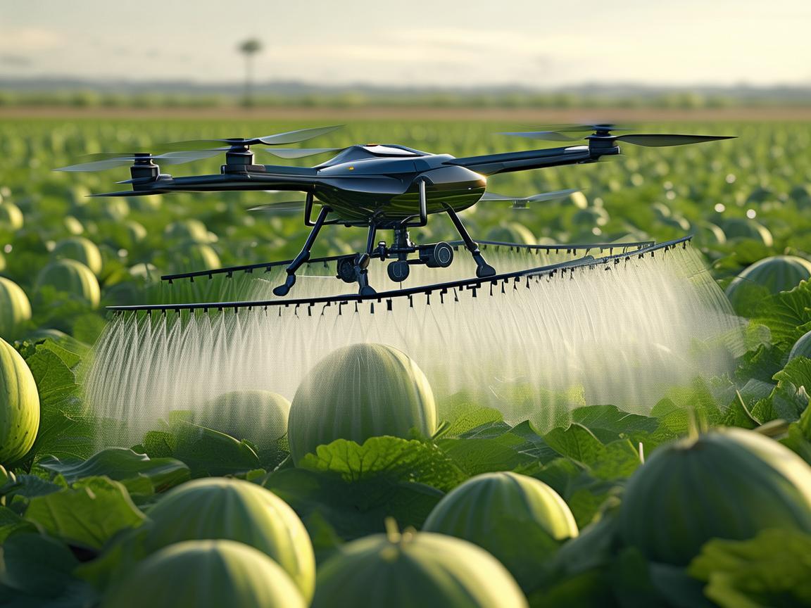 无人机在蜜瓜种植中的精准喷洒技术,如何优化以提高效率? 无人机在蜜瓜种植中的精准喷洒技术,如何优化以提高效率?