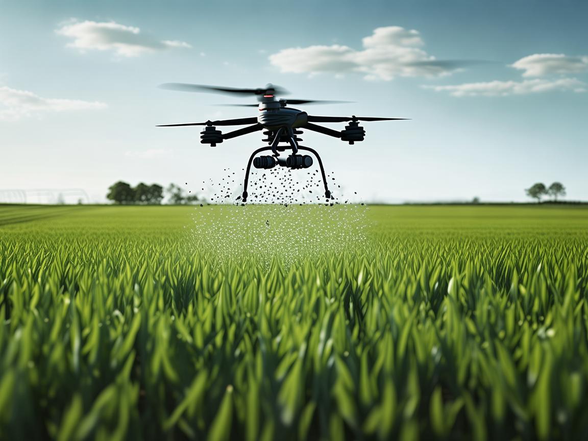 豌豆播种新纪元，无人机在精准农业中的精准投放挑战