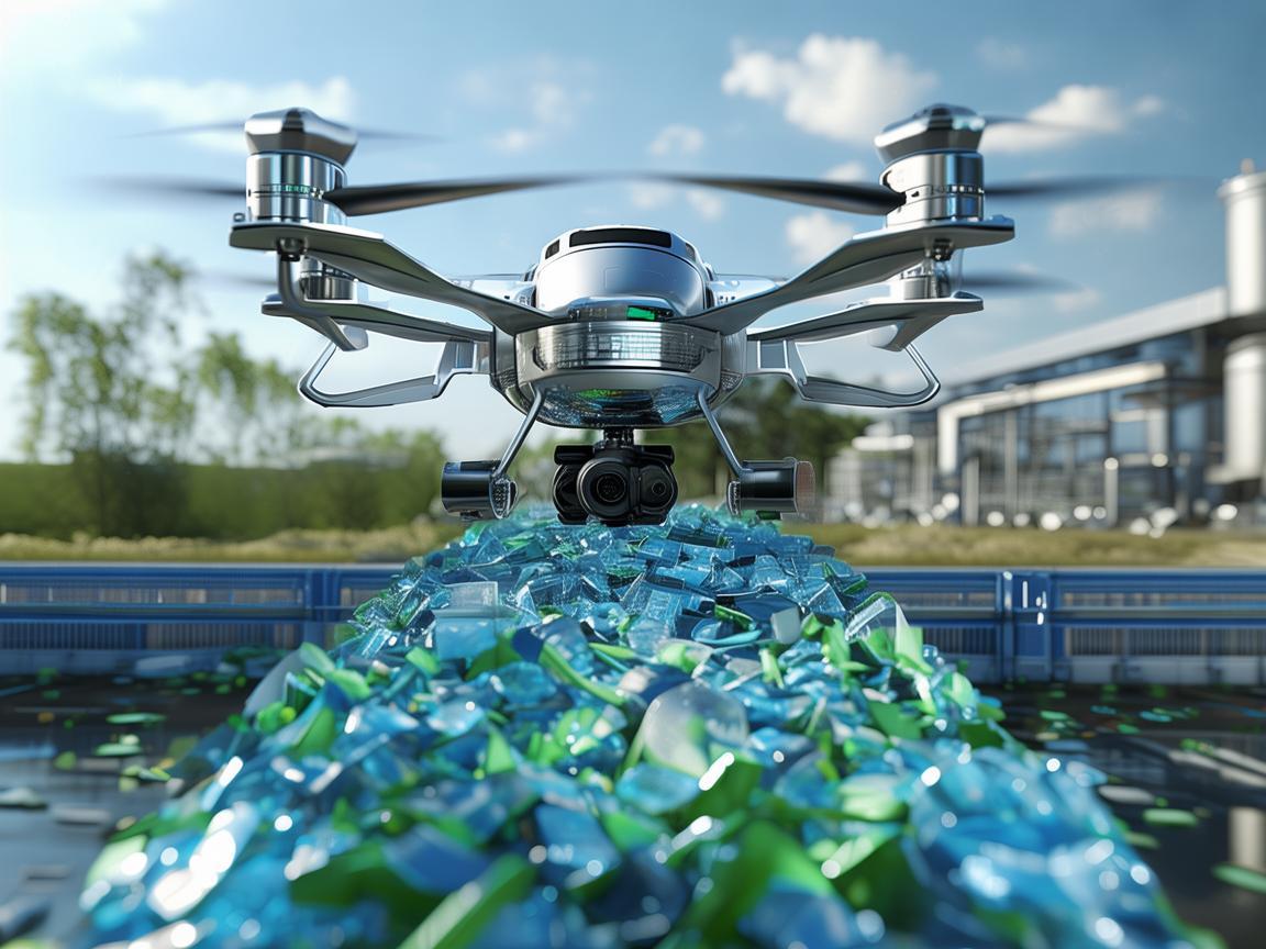 如何有效实现无人机在材料回收与再利用中的高效循环?