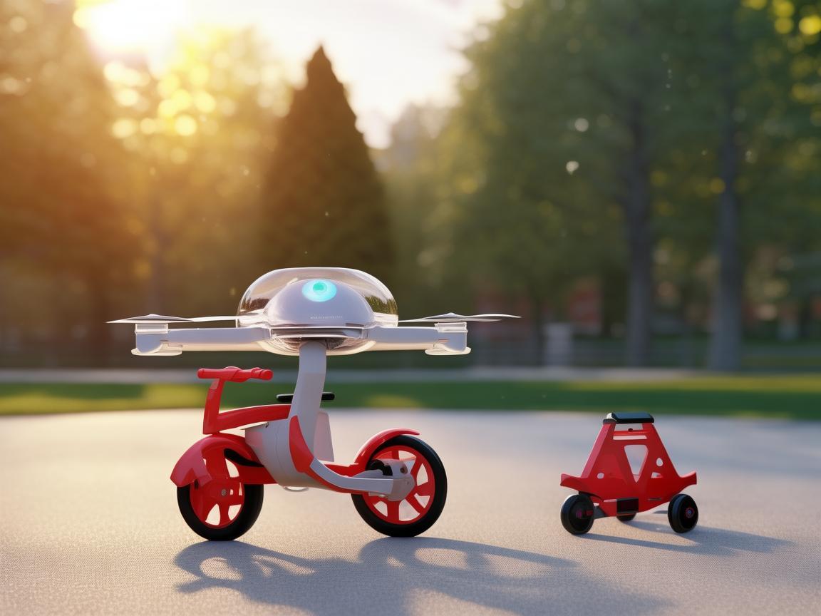 儿童车与无人机,如何安全地实现智能监控?