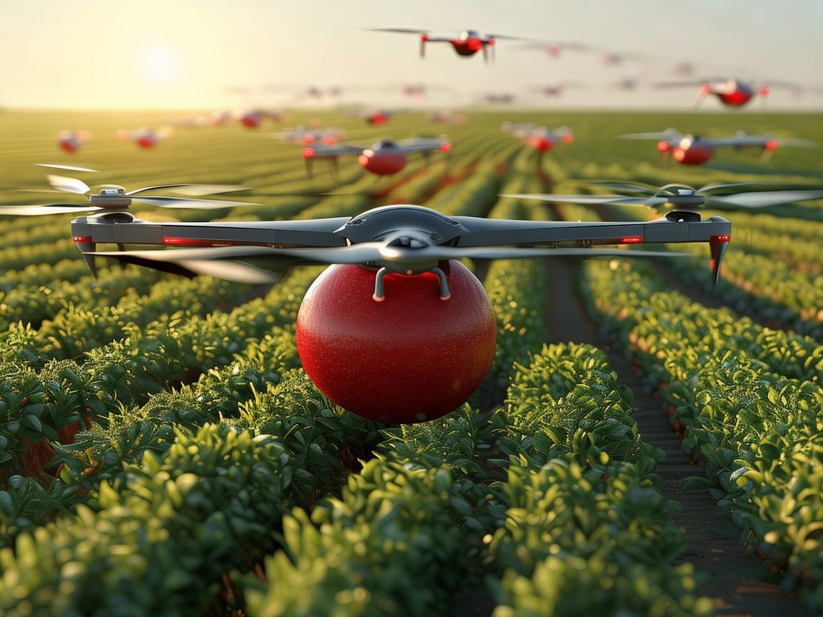 人参果的空中物流，无人机在农业中的精准配送挑战与解决方案