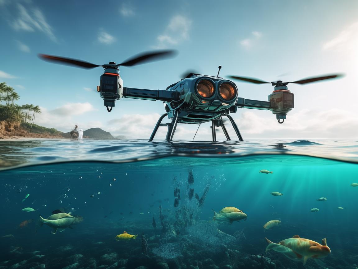 海洋保护,无人机技术如何精准监测与应对塑料污染? 海洋保护,无人机技术如何精准监测与应对塑料污染?