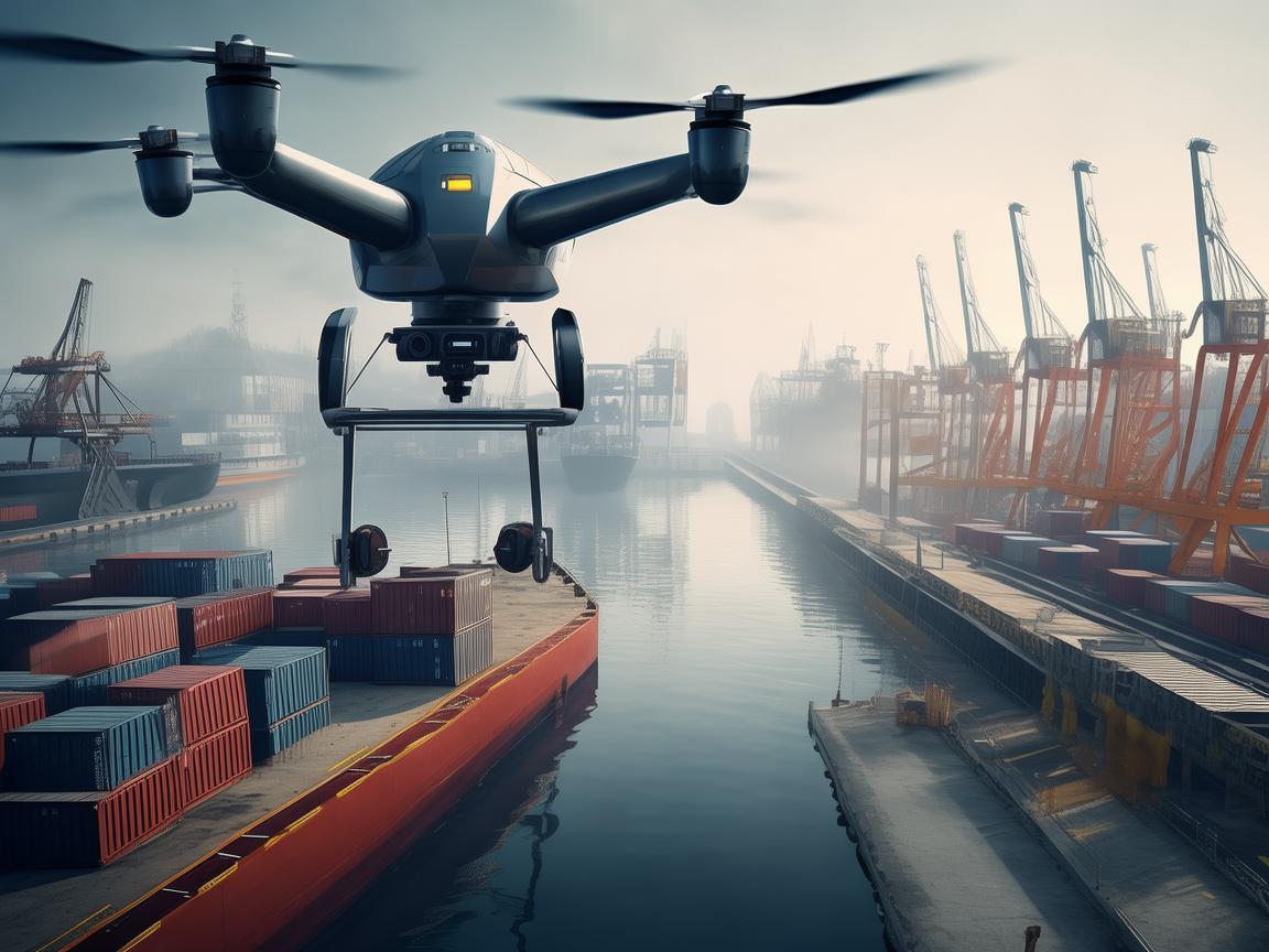船舶停靠点，无人机如何优化港口物流效率？