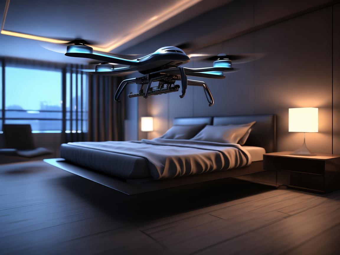无人机在智能家居中的创新应用，卧室床头灯的智能控制挑战
