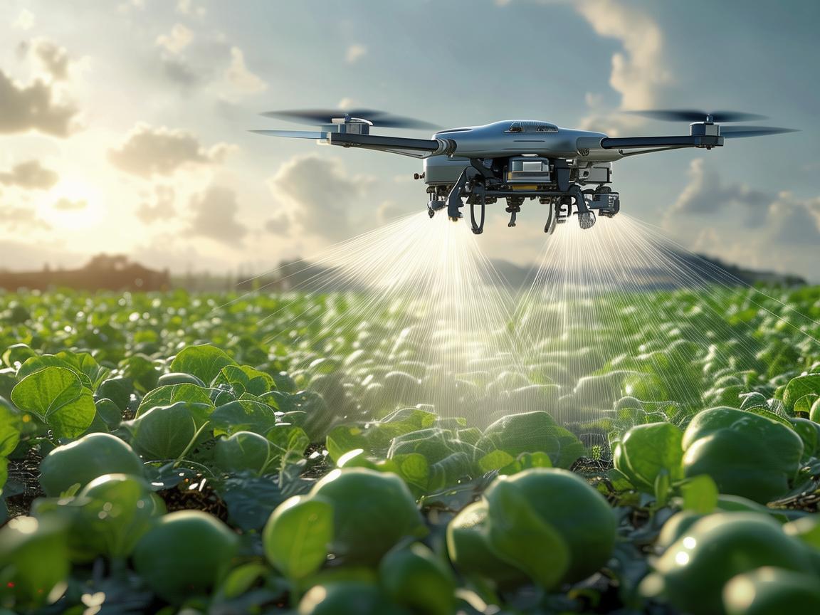 无人机在蜜瓜种植中的精准喷洒技术，如何实现高效与环保的平衡？