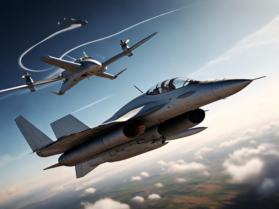 战斗机与无人机的协同作战,技术挑战与未来展望 战斗机与无人机的协同作战,技术挑战与未来展望