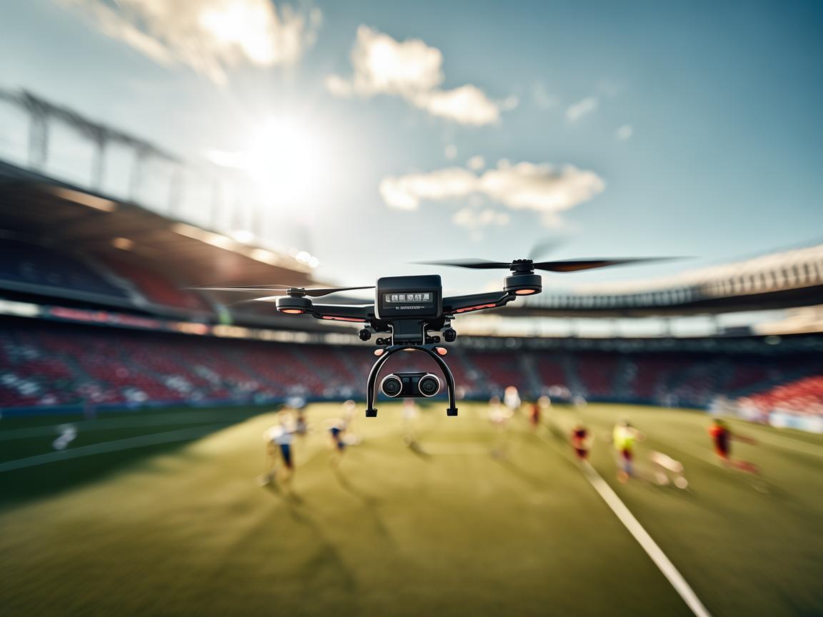 无人机在体育赛事裁判中的空中视角，挑战与机遇