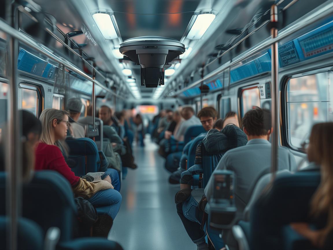公交车车厢内无人机监控，如何确保乘客隐私与安全并重？