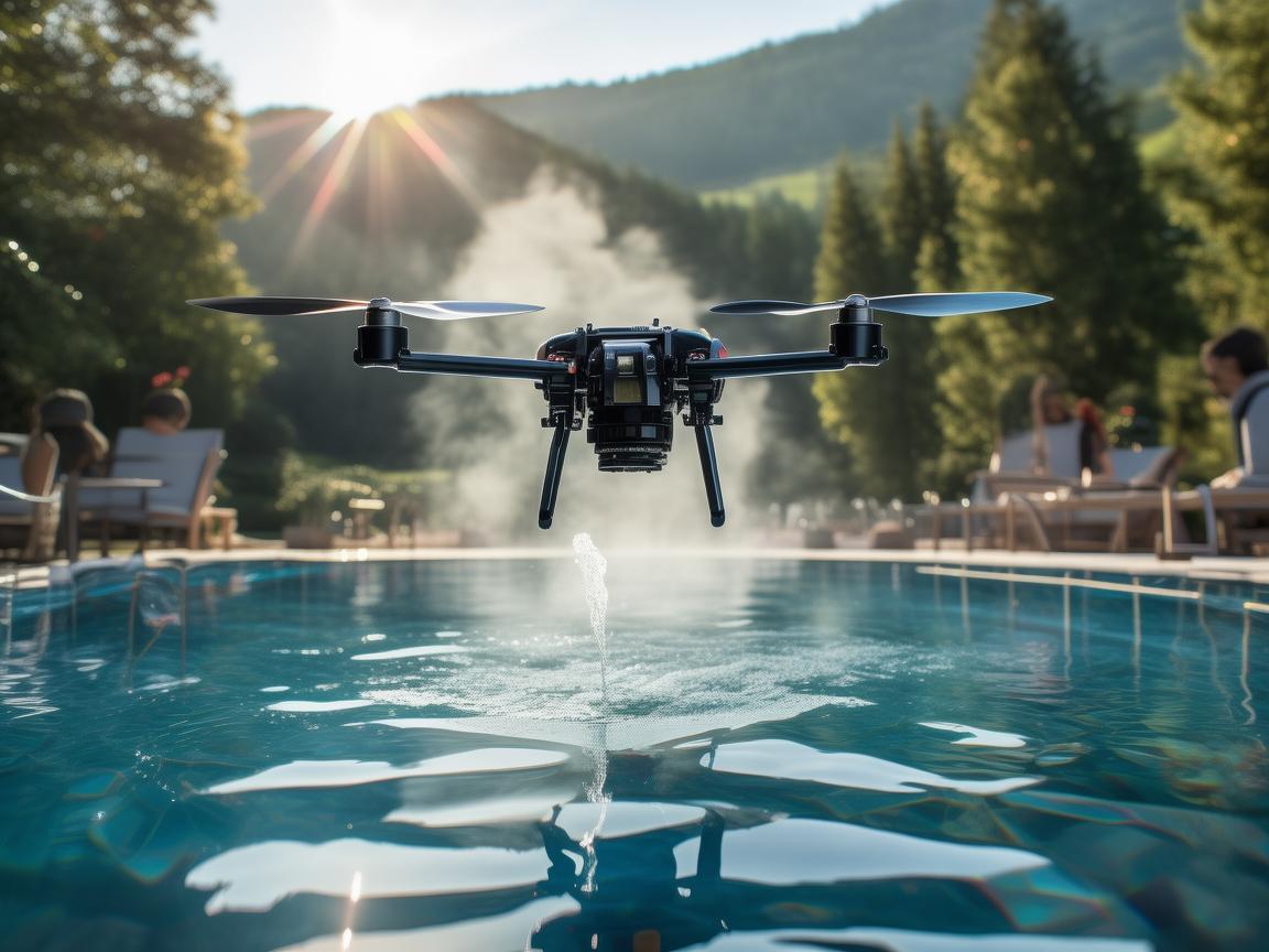 温泉疗养池的无人机监控,如何确保安全与效率?