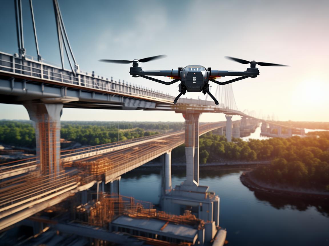 无人机助力桥梁建设与检测 无人机助力桥梁建设与检测
