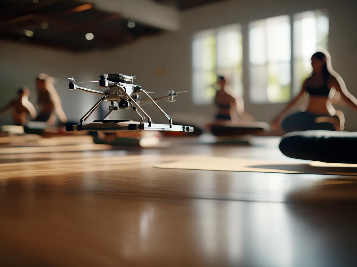 瑜伽垫的空中传递，无人机在健身行业的新应用挑战？