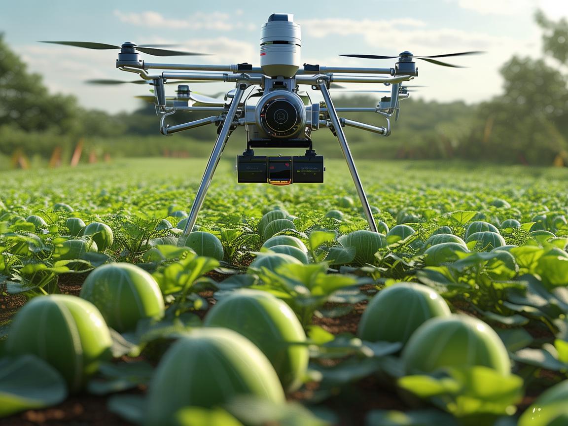 哈密瓜种植中的空中助手，无人机如何助力精准农业？