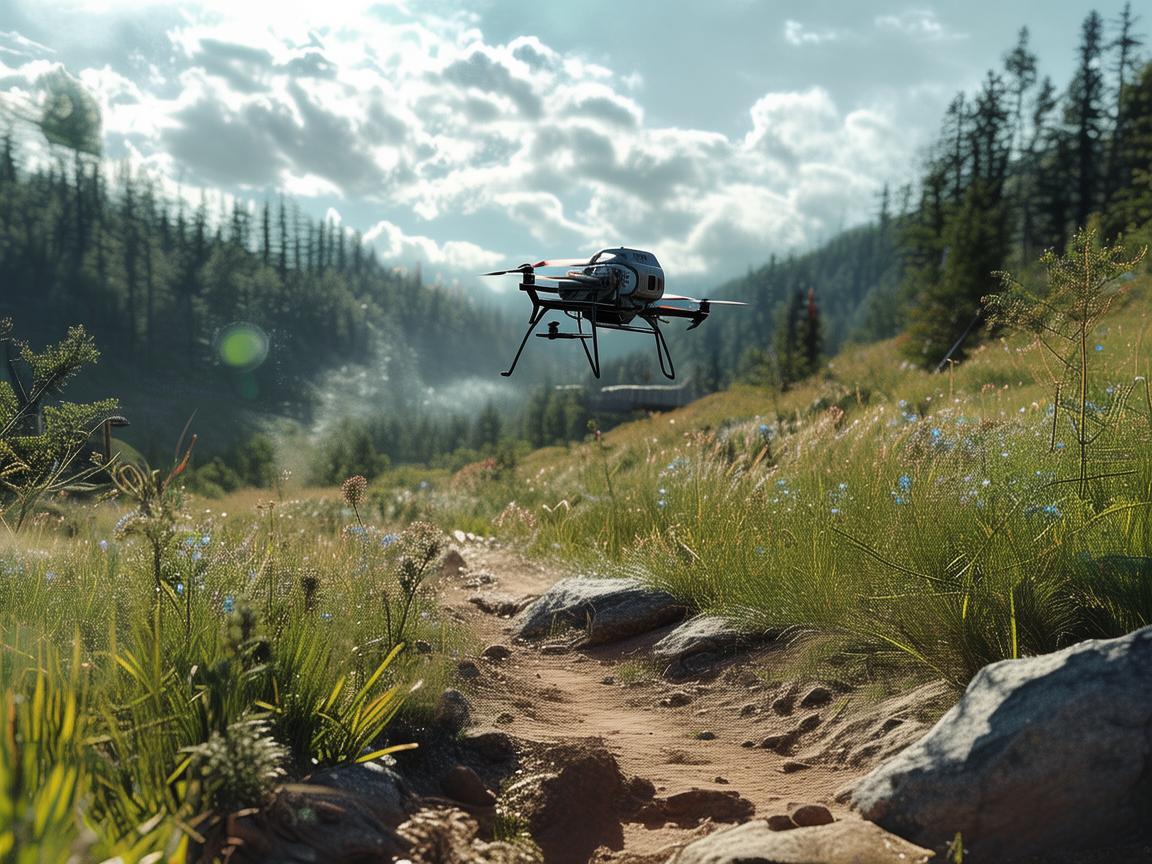 无人机在徒步径休息站物资配送中的精准定位挑战