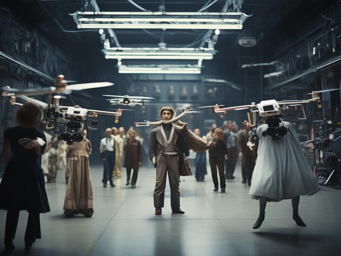 演员在无人机工业应用中的角色，如何利用无人机技术提升影视拍摄的创意与效率？