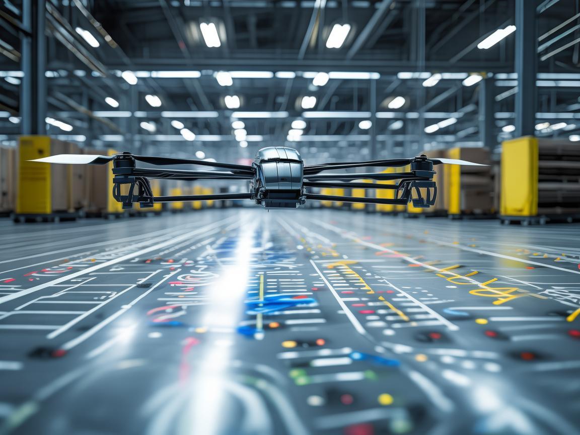 在工业级无人机应用中，地板贴纸如何精准导航？