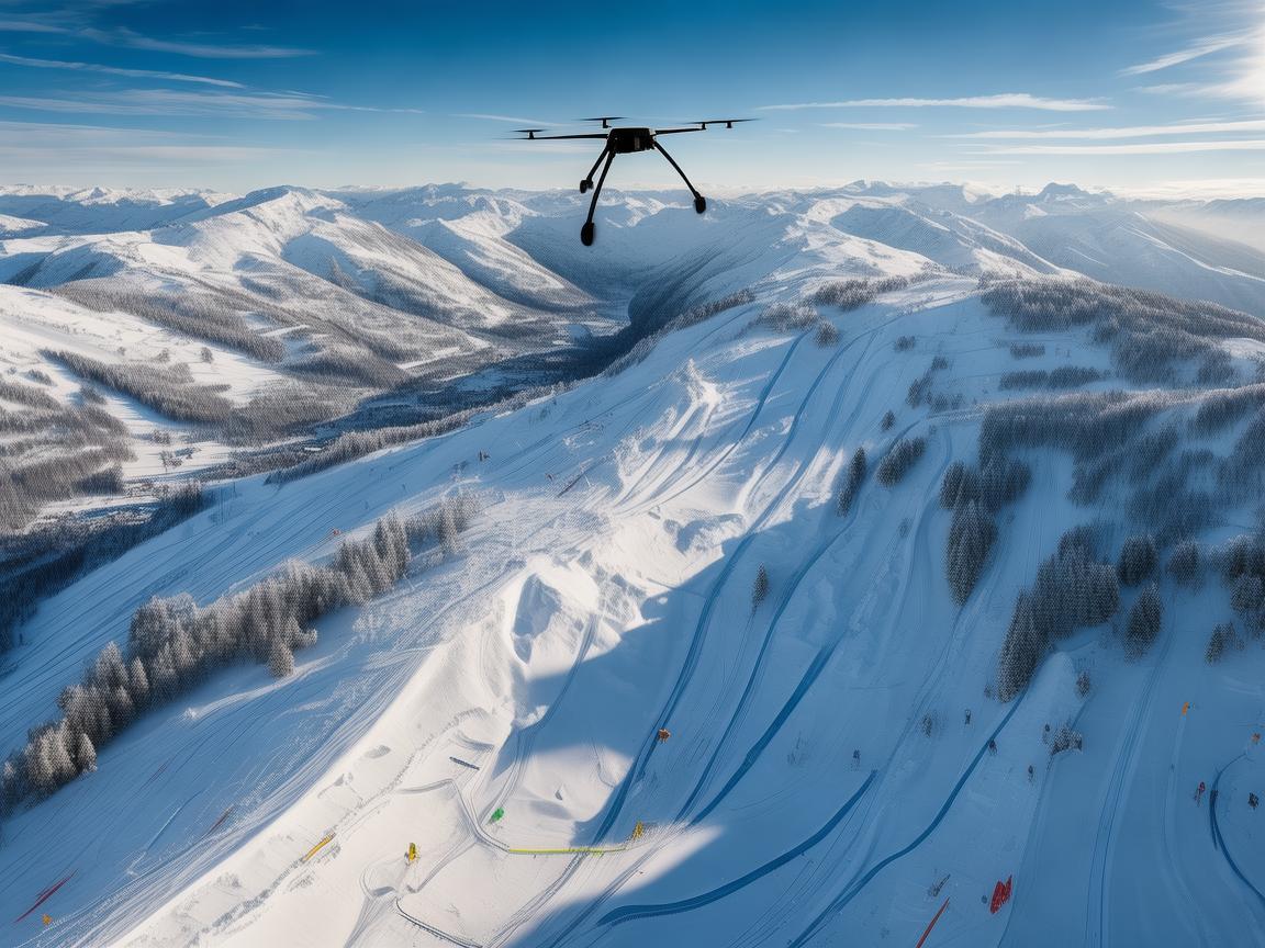 滑雪场无人机，如何高效监控雪道安全与维护？