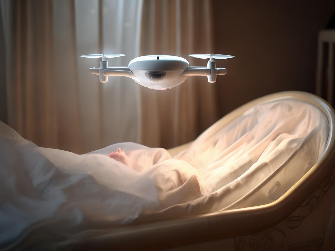 婴儿摇篮的空中守护者，无人机在婴儿护理中的安全应用之问？