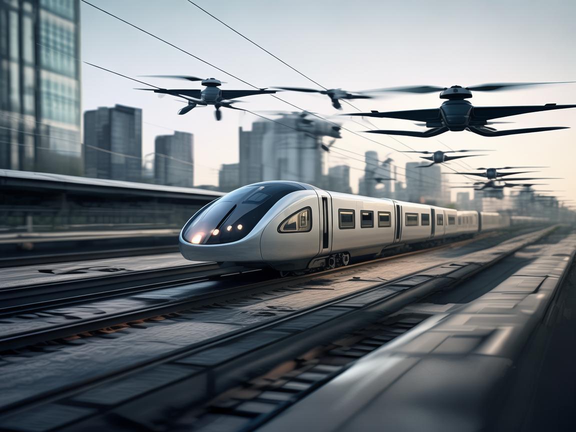 单轨列车与无人机，如何实现无缝的空中交通管理？