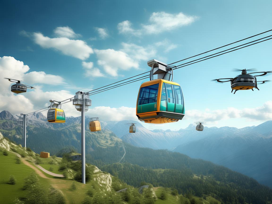 缆车运输与无人机协同，如何优化山区物资配送的空中‘缆车’？