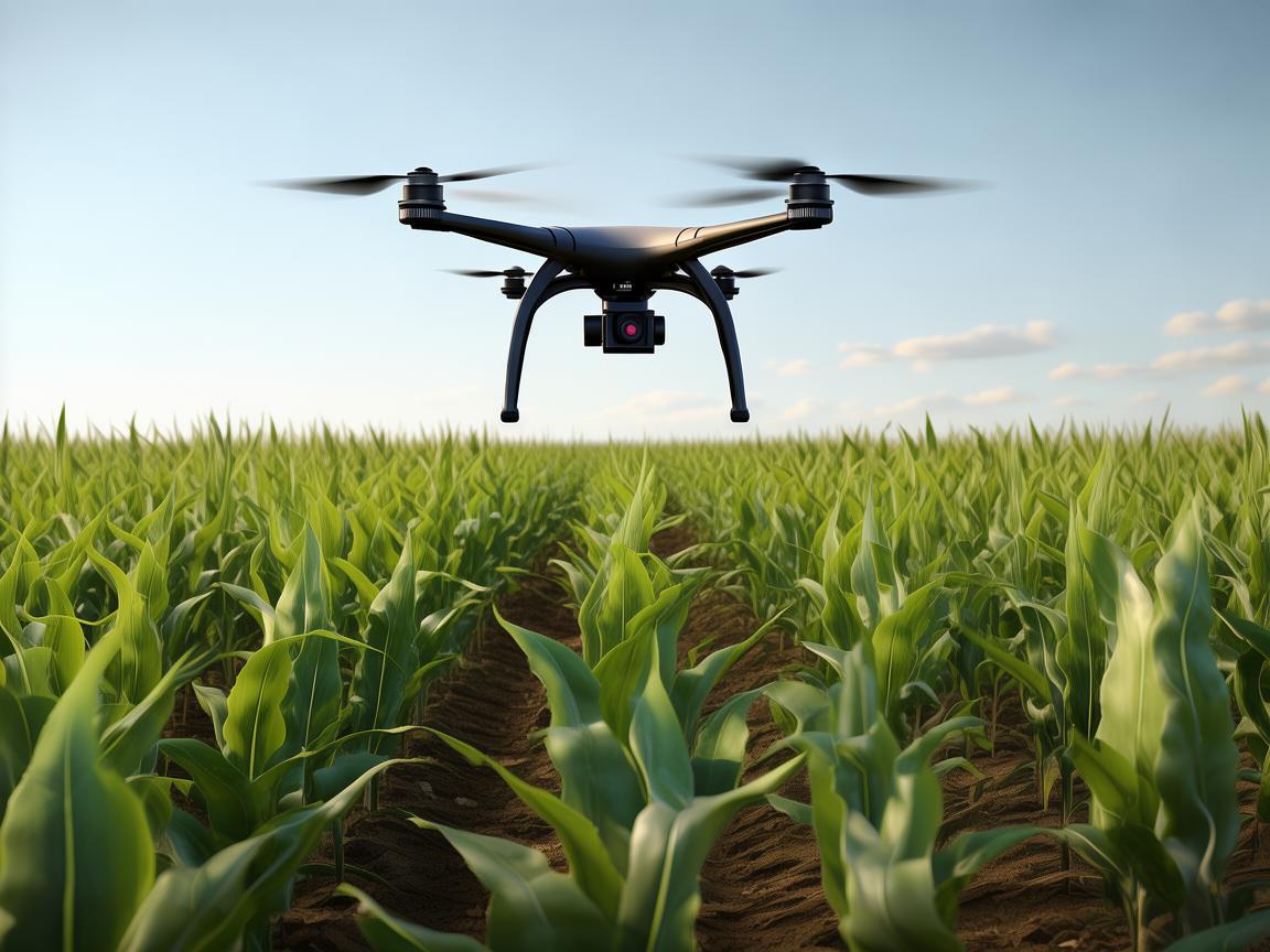 无人机在玉米田监测中的精准度挑战，如何确保作物健康评估的准确性？
