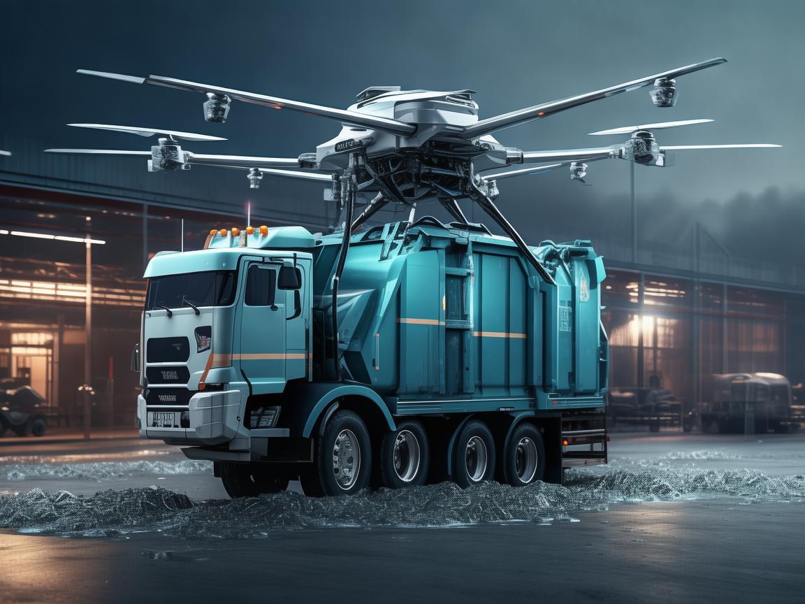 无人机赋能垃圾车，工业应用新变革