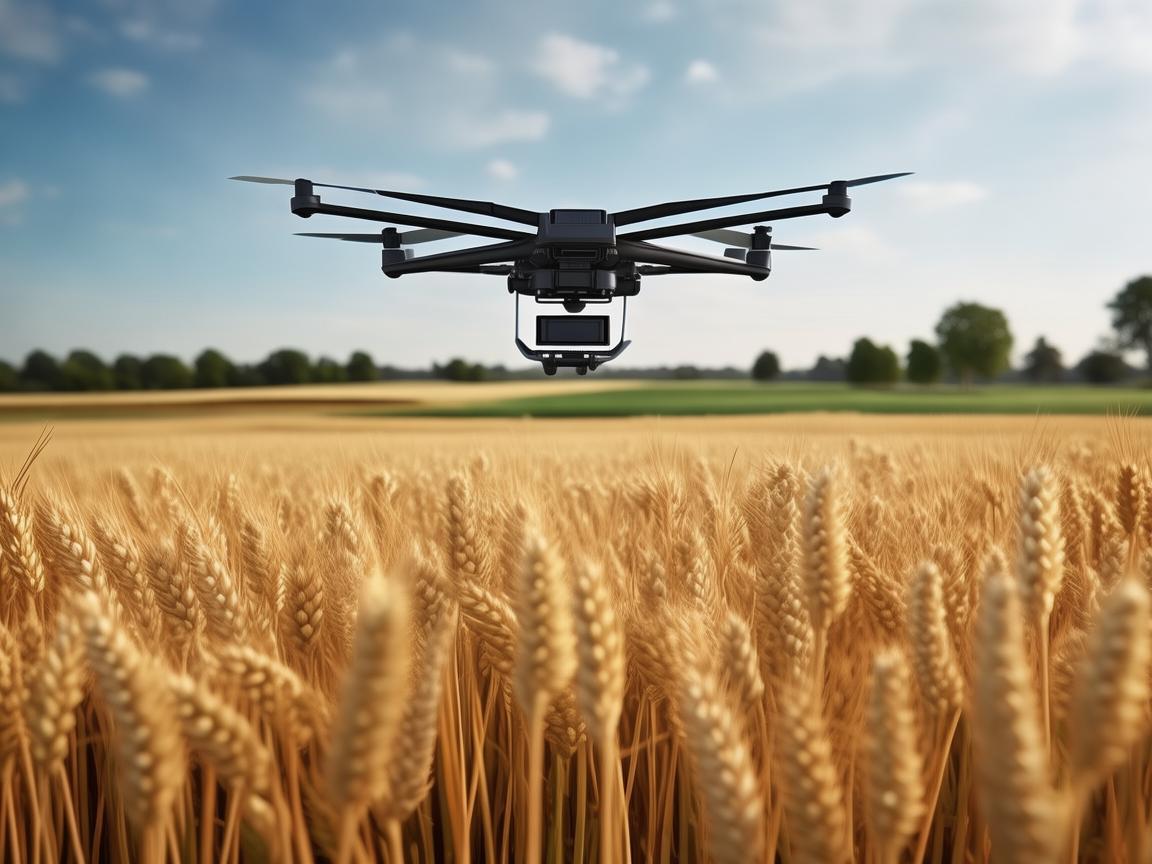 黍子田间的空中守望者，无人机在农作物监测中的精准挑战