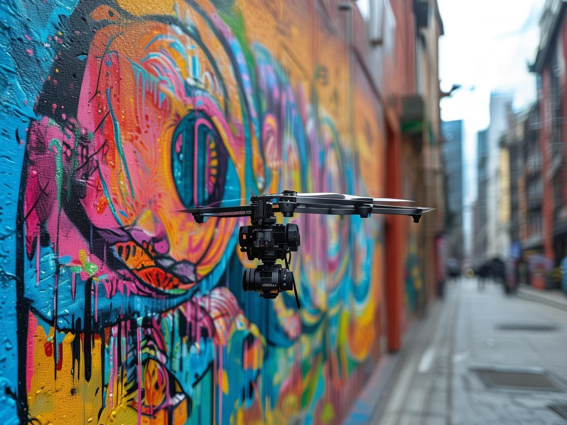 街头涂鸦，无人机技术如何助力艺术新纪元？