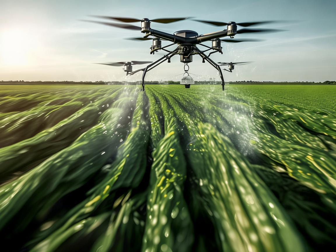 无人机在农业‘粥’田管理中的精准施策，如何精准投放营养液？