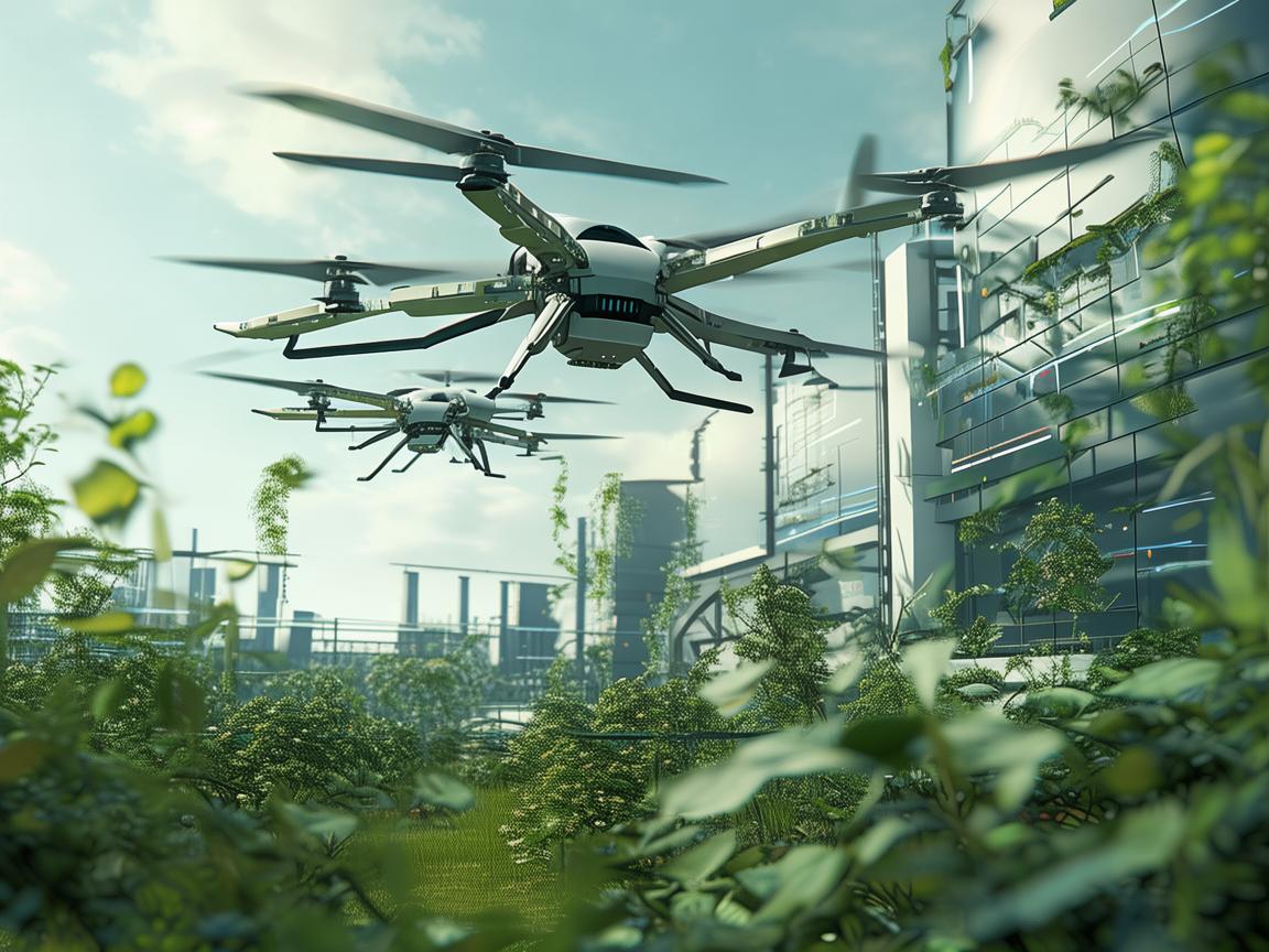 如何在无人机工业应用中实现化石能源技术的绿色转型？