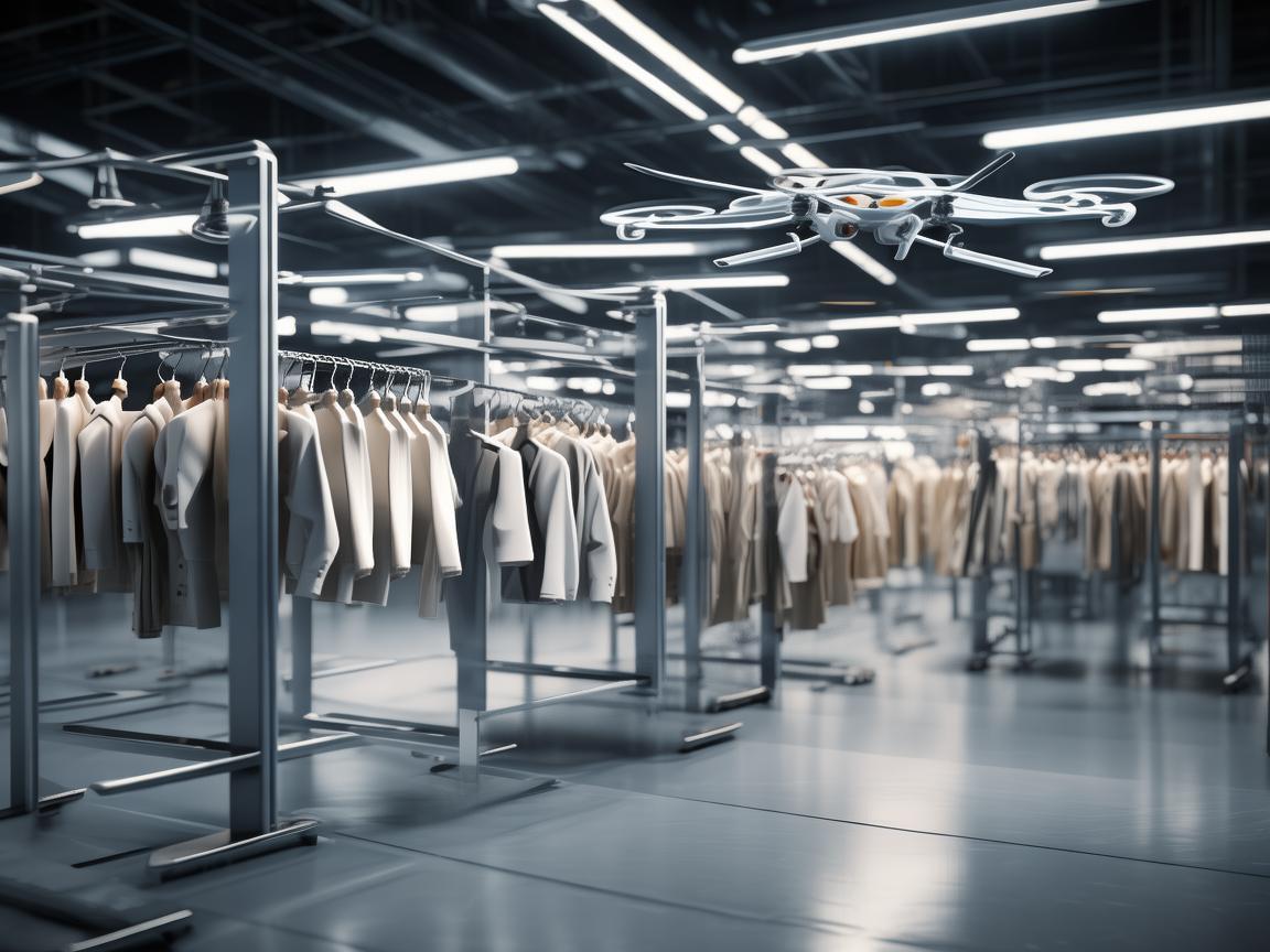 衣架的空中物流，无人机在服装行业物流中的创新应用？