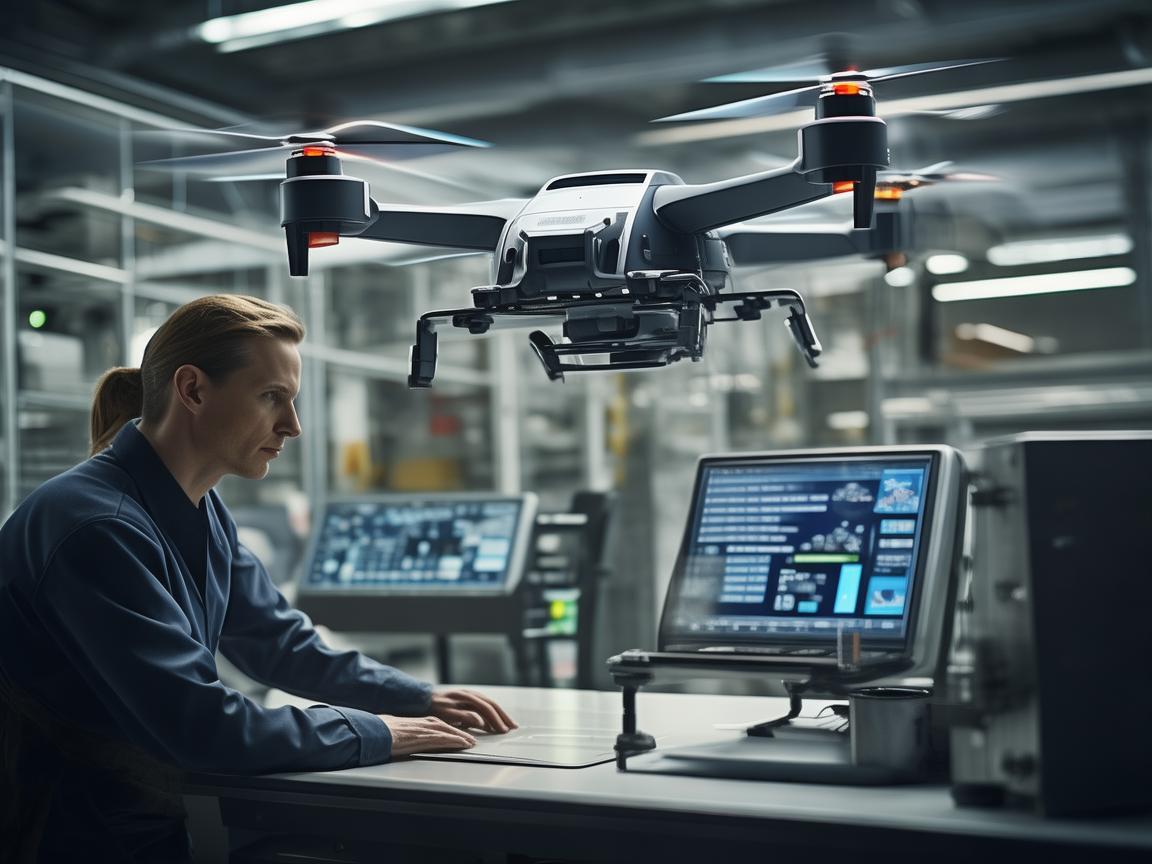 服务员在无人机工业应用中的角色，如何实现高效配送与精准服务？