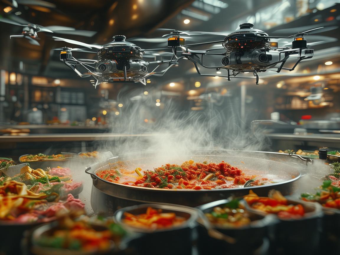 麻辣烫底料与无人机工业应用，如何实现高效配送？