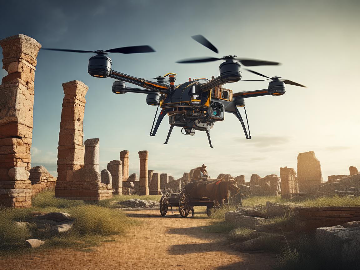 马车与无人机，如何利用工业无人机在古迹保护中实现精准监测？