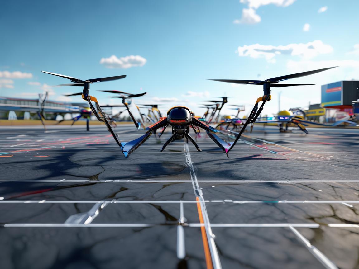 在无人机公开赛中，如何确保多机协同任务的安全与效率？