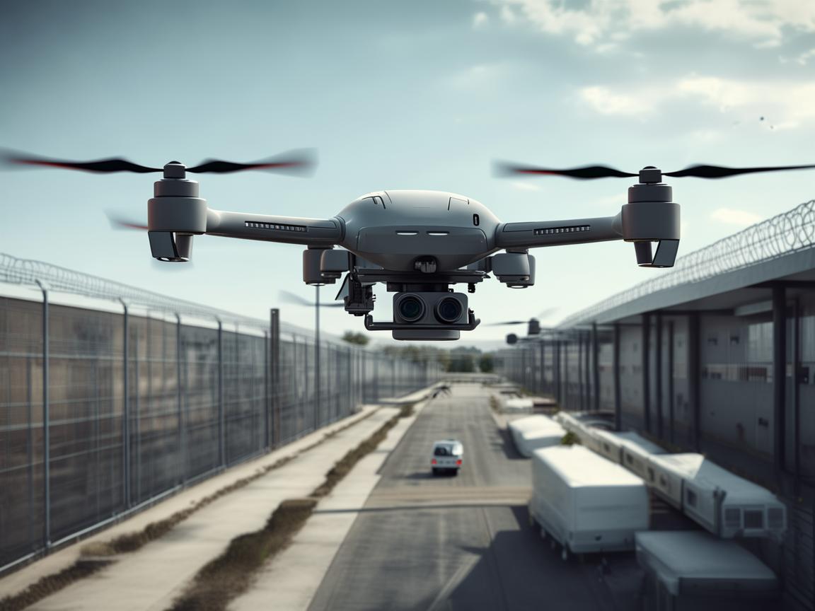 无人机在监狱运输囚车监控中的技术挑战与解决方案