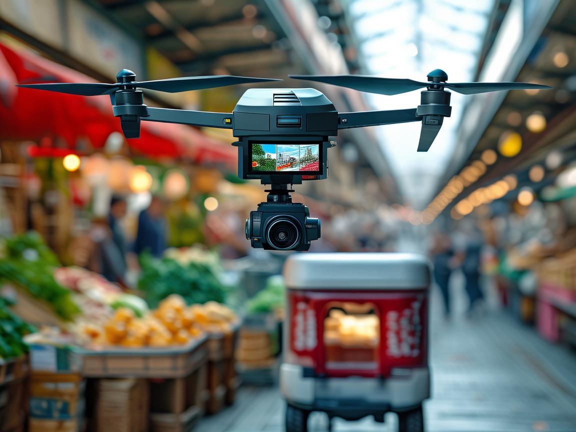 农贸市场中的无人机,如何高效监控与配送? 农贸市场中的无人机,如何高效监控与配送?